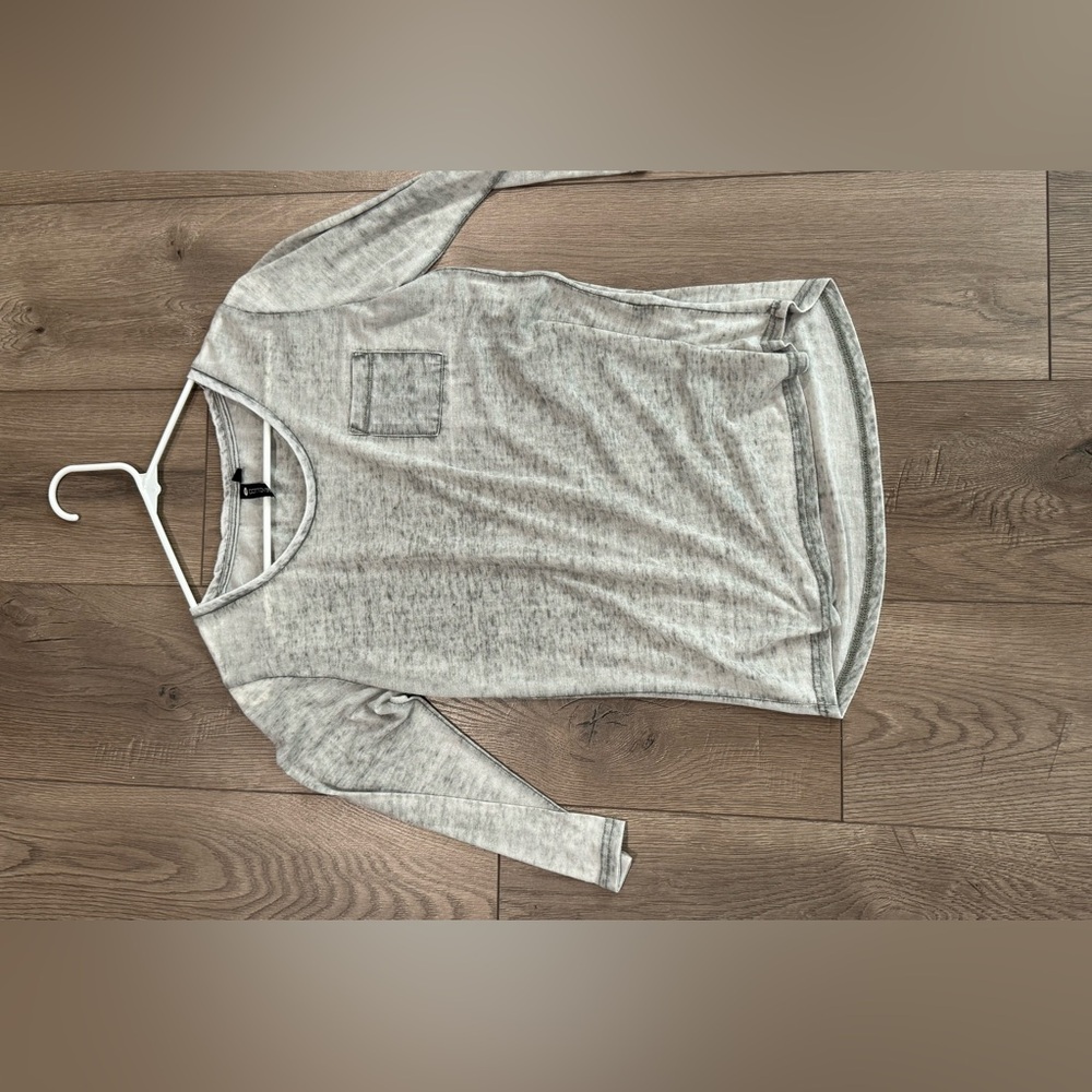 Women’s Cotton On Gray 3/4 Quarter Sleeve Shirt W/ Pocket Size Small